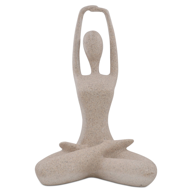 Yoga Ladies Sculpture for Home Studio Decor Modern Female Yoga Figurine