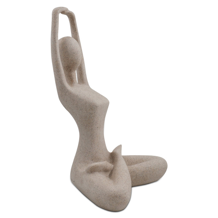 Yoga Ladies Sculpture for Home Studio Decor Modern Female Yoga Figurine