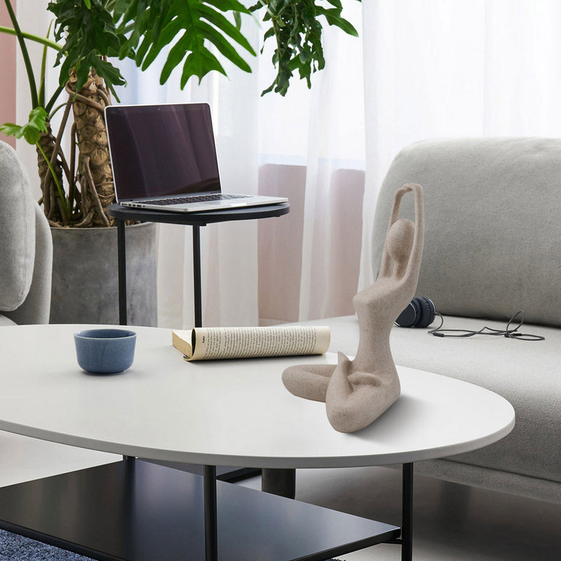 Yoga Ladies Sculpture for Home Studio Decor Modern Female Yoga Figurine