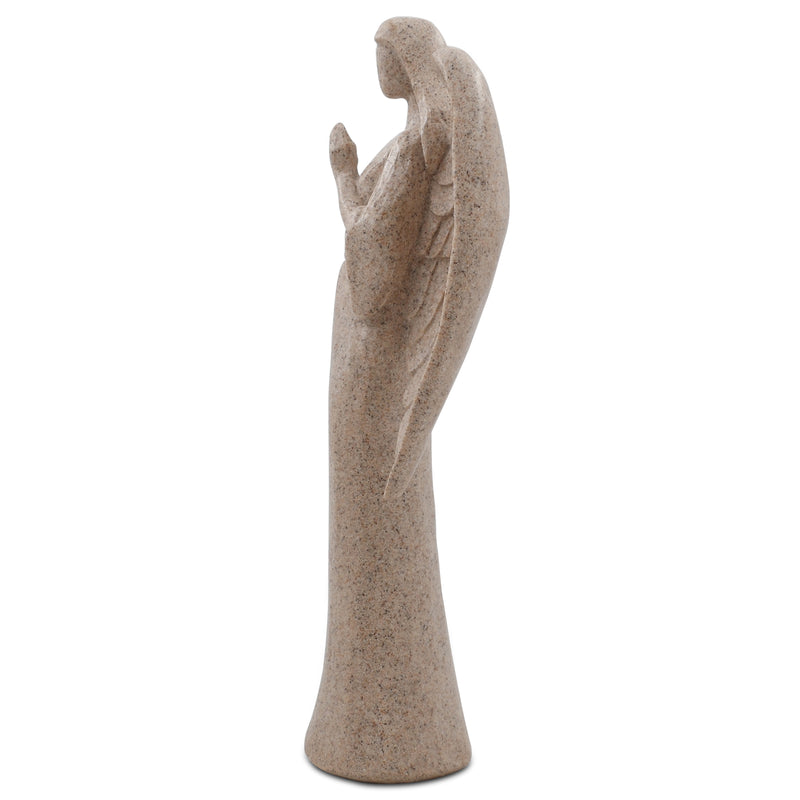 Beige Angel Sculpture 9'' Prayer Angel Figurine for Home Decor Memorial Gifts