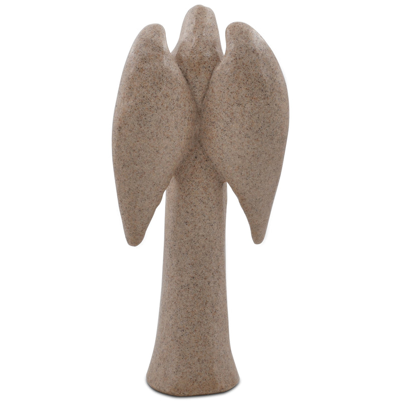 Beige Angel Sculpture 9'' Prayer Angel Figurine for Home Decor Memorial Gifts
