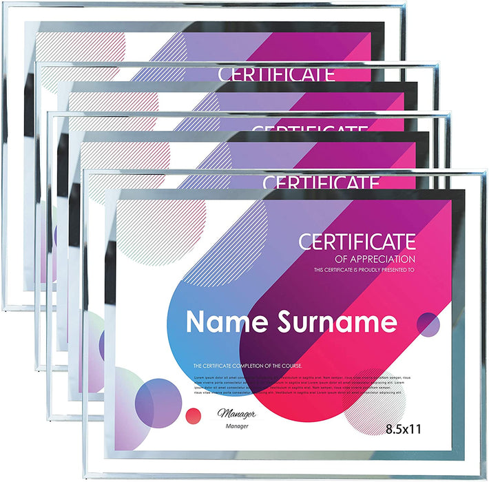certificate frames 8.5 x 11 for home office display
