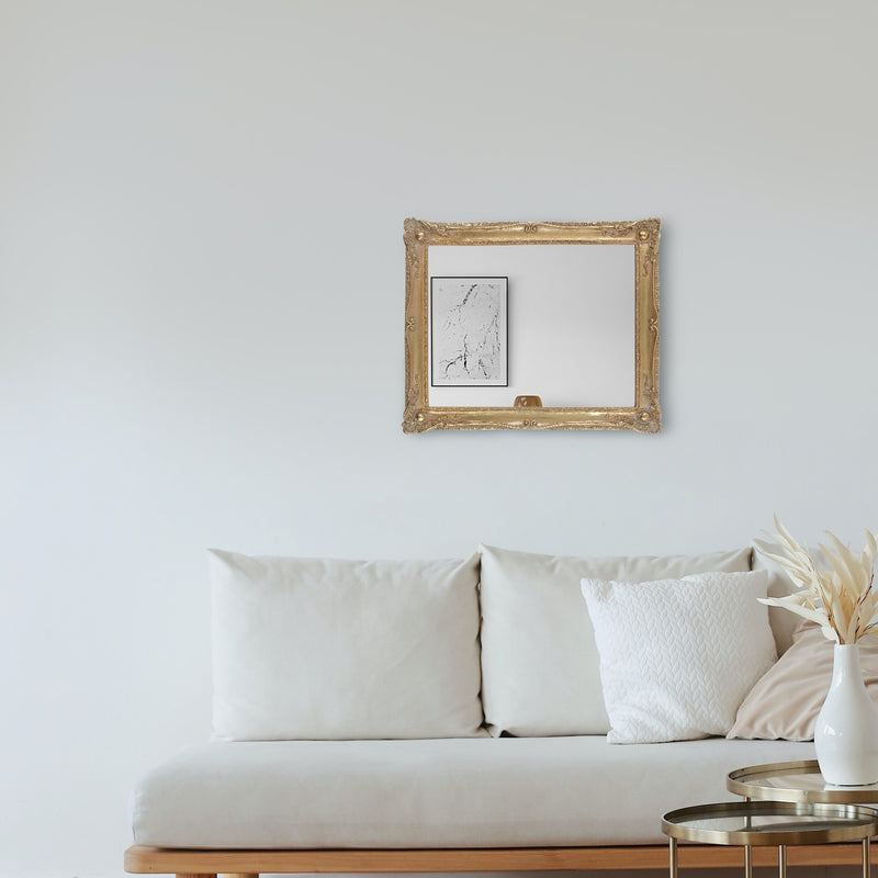 Vintage Mirror for Home Decor Baroque Style Framed Mirror