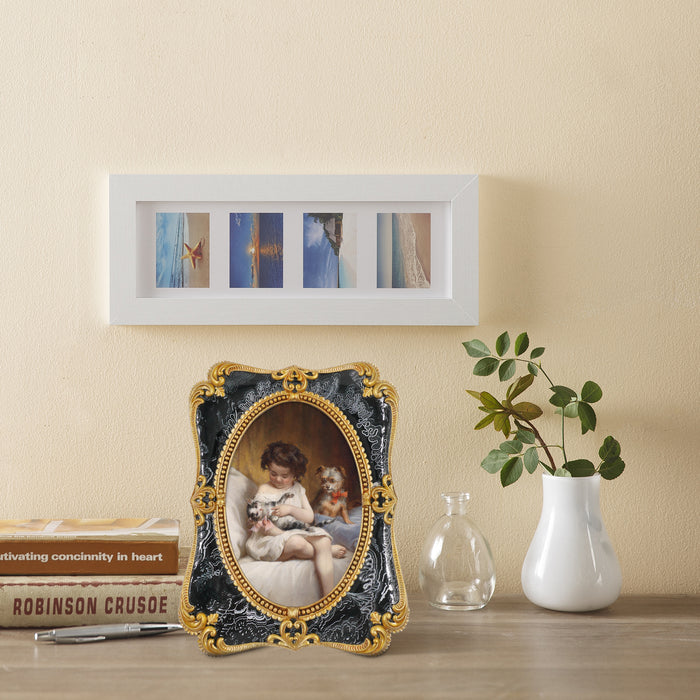Victorian Picture Frames for Oval Photo, Wall & Tabletop Decor