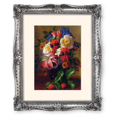 Image of Vintage Picture Frame in Silver