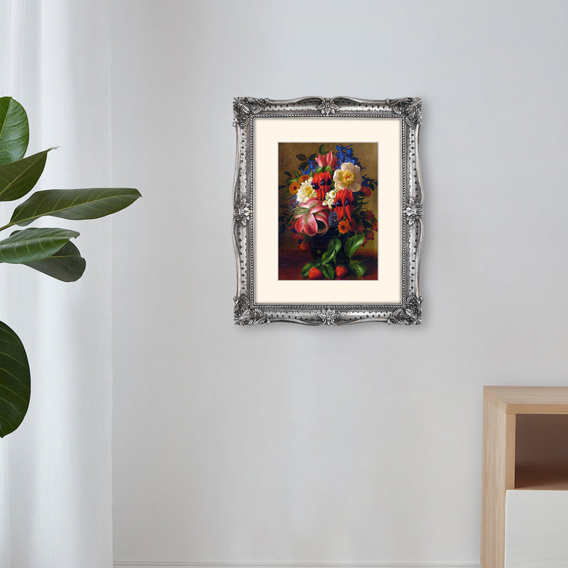 Image of Vintage Picture Frame in Silver