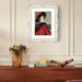 An 11x14-inch picture frame with a mat for an 8x10-inch photo, featuring sculpted edges and decorative accents in a hand-painted antique style finish.