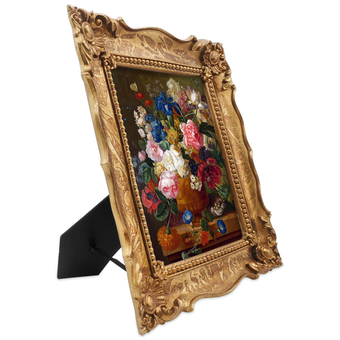 8x10 Baroque Style Photo Frame Art Ornate Wall Frame Canvas 