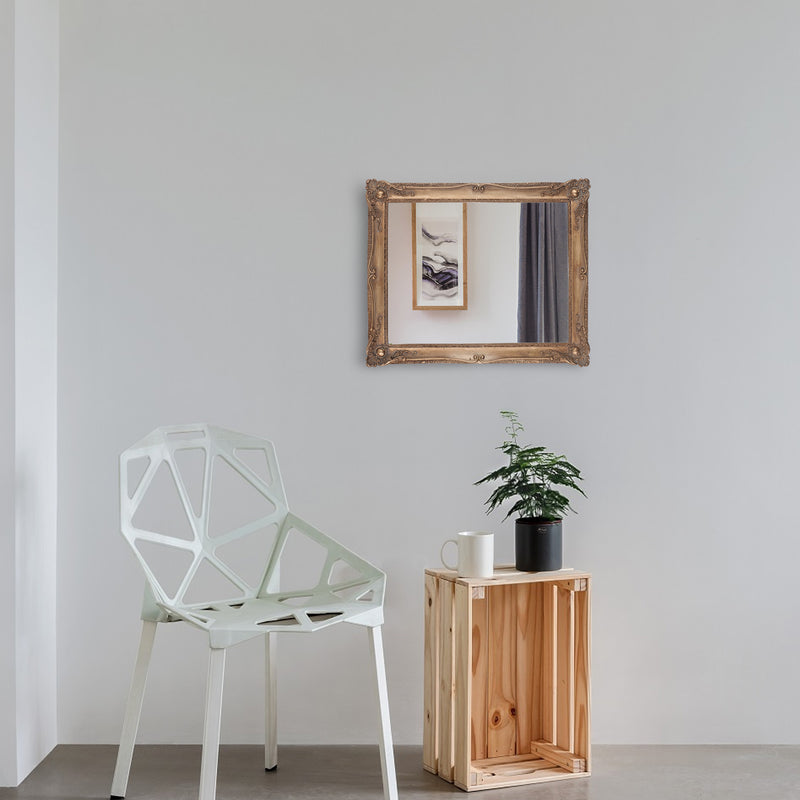 Vintage Mirror for Home Decor Baroque Style Framed Mirror