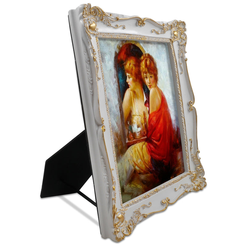 8x10 Picture Frame for Gallery Walls and Desk Display, Rustic Vintage-Style Picture Frame